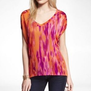 Express Pink IKAT Top